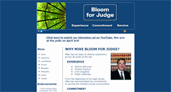 Desktop Screenshot of bloomforjudge.com